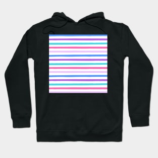 Cool Colored Stripes Hoodie